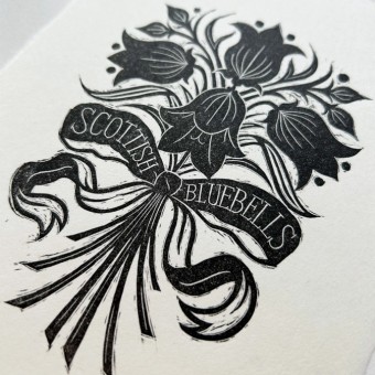 Scottish Bluebells Original Print - Made in Scotland